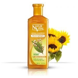 Натурален оцветяващ шампоан за коса с къна Русо – Natur Vital